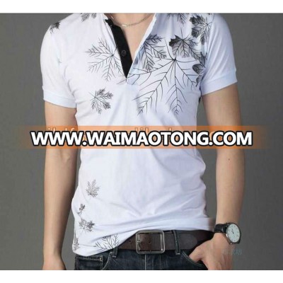 Korea fashion cheap custom printed t shirt