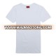 Custom print 100% cotton short sleeve round neck men's plain blank white cotton t shirts